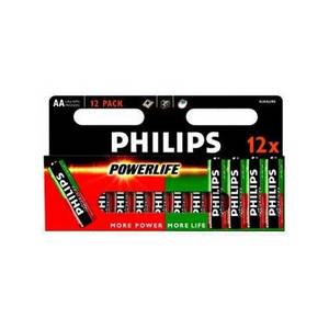 Батарейка Philips PowerLife LR6-12BL
